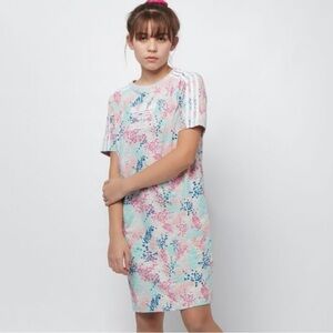 Adidas FLW Tee Dress Multicolor Floral